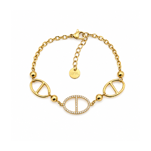 Pulseira Elos Corrente Dourado ou Prateado