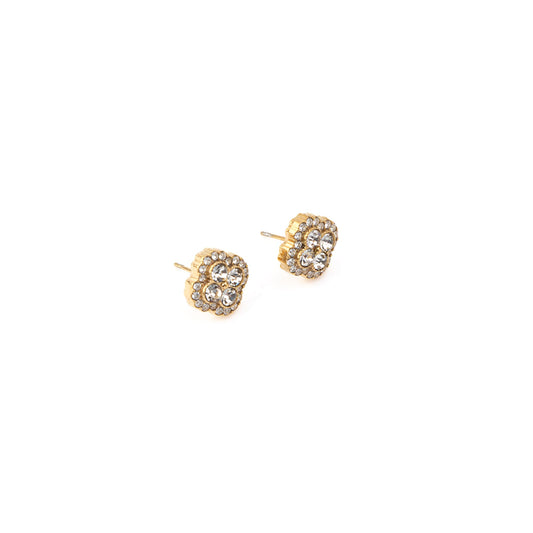 Brincos Mini Trevo Dourado ou Prateado