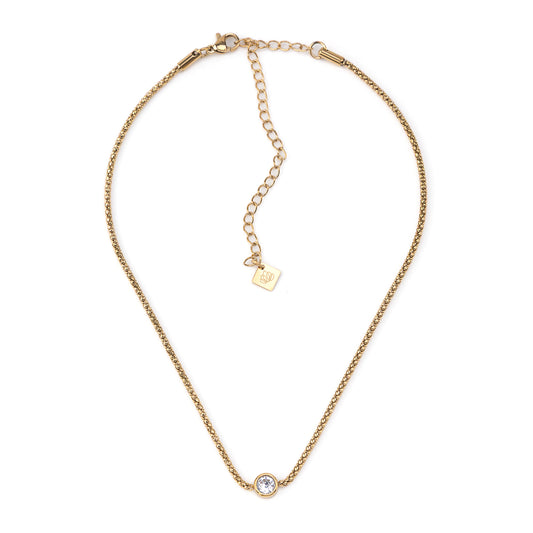 Colar Ponto de Luz Dourado ou Prateado