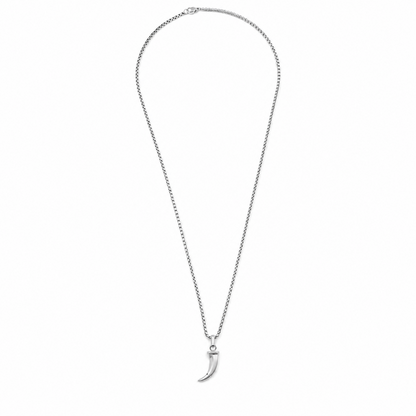 Colar Masculino Dente Dourado ou Prateado