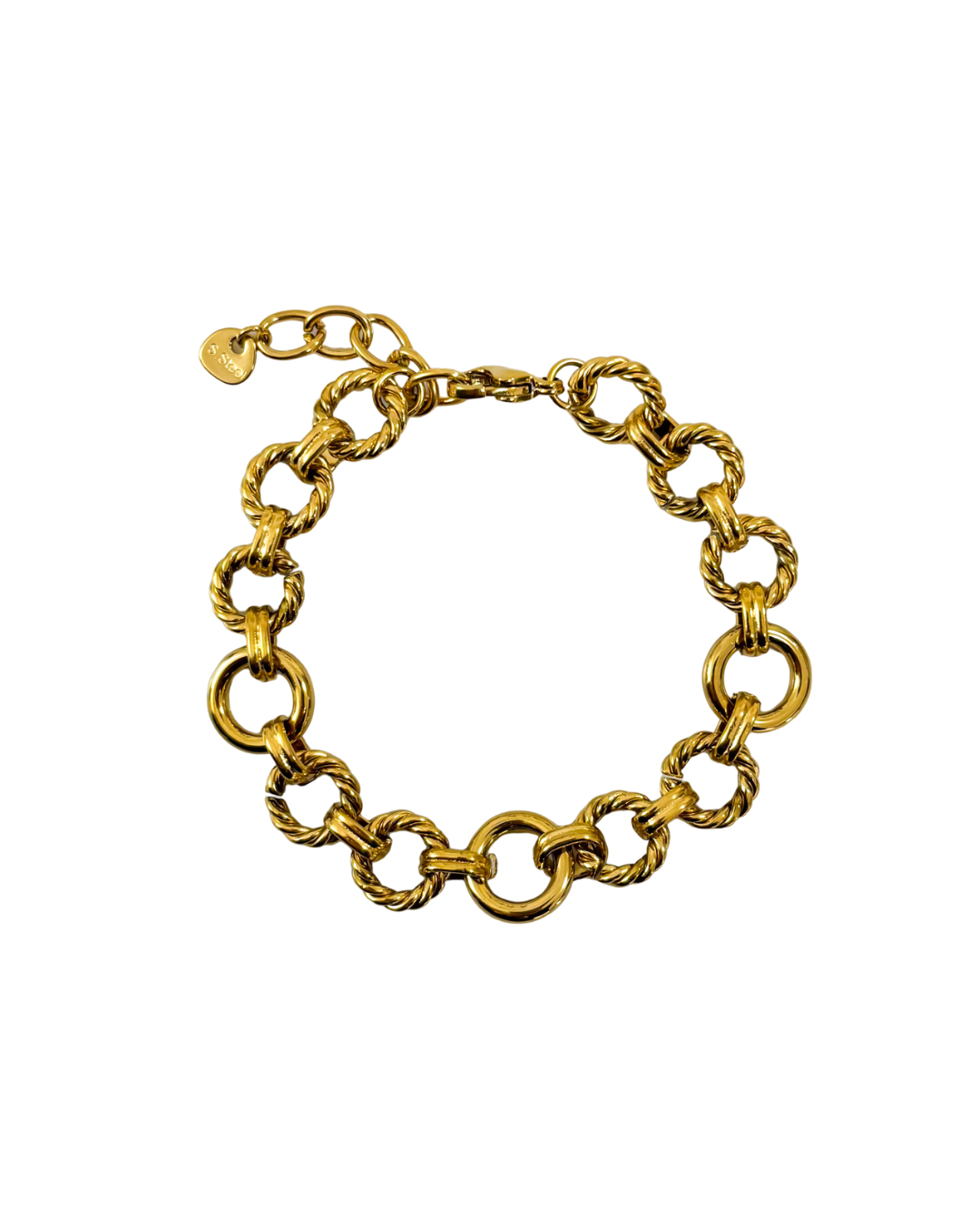 Pulseira Golden Circles Dourado