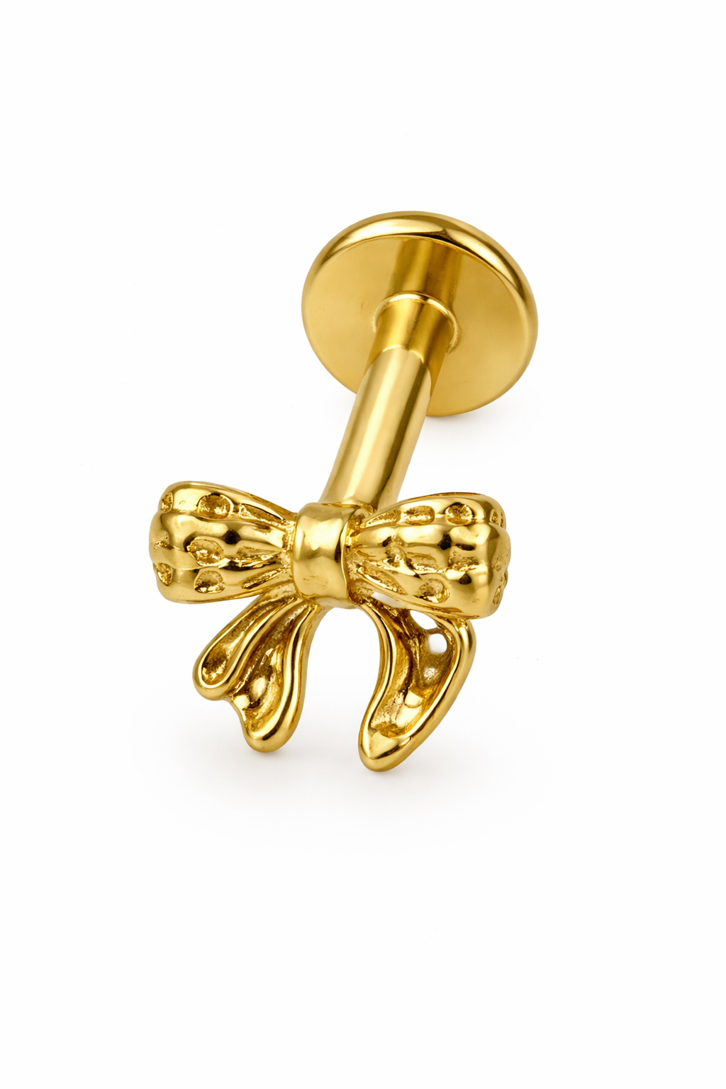 Piercing Laço Dourado ou Prateado
