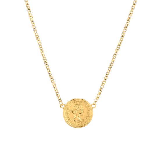 Colar Libra Banho de Ouro