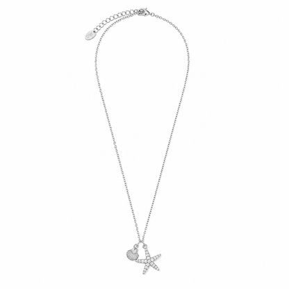 Colar Estrela do Mar e Concha Dourado ou Prateado