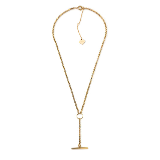 Colar Gravata Simples Dourado ou Prateado