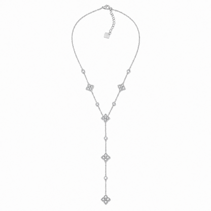 Colar Gravata Mini Trevos Dourado ou Prateado