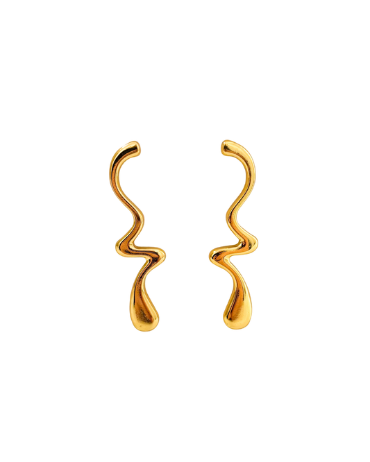 Brincos Irregulares Dourado