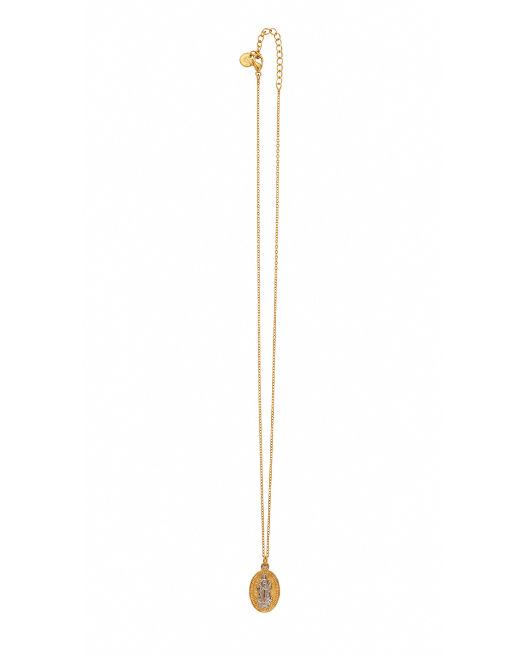 Colar Nossa Senhora Dourado e Prateado