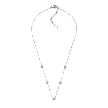 Colar Mini Pendentes Brilhantes Dourado ou Prateado