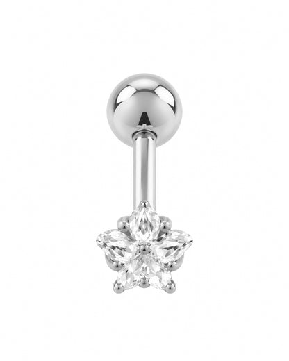 Piercing Ponto de Luz Estrela Dourado ou Prateado