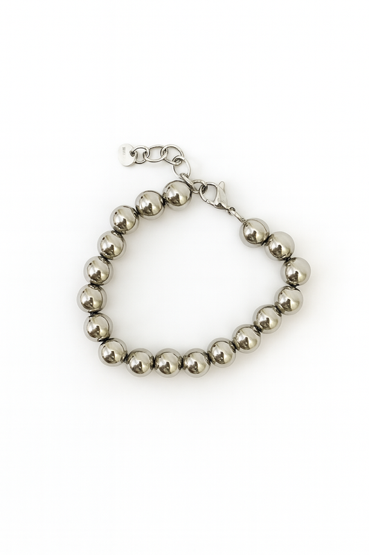 Pulseira Bubbles | Prateado | Aço Inoxidável