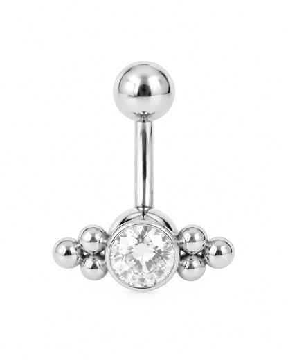 Piercing Brilhante e Bolinhas Dourado ou Prateado
