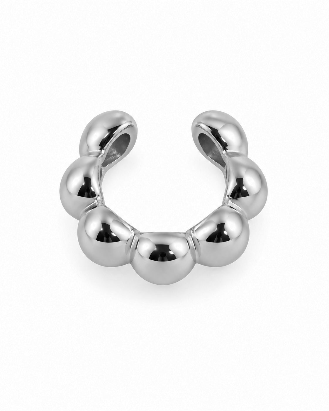 Earcuff Bolinhas Dourado ou Prateado