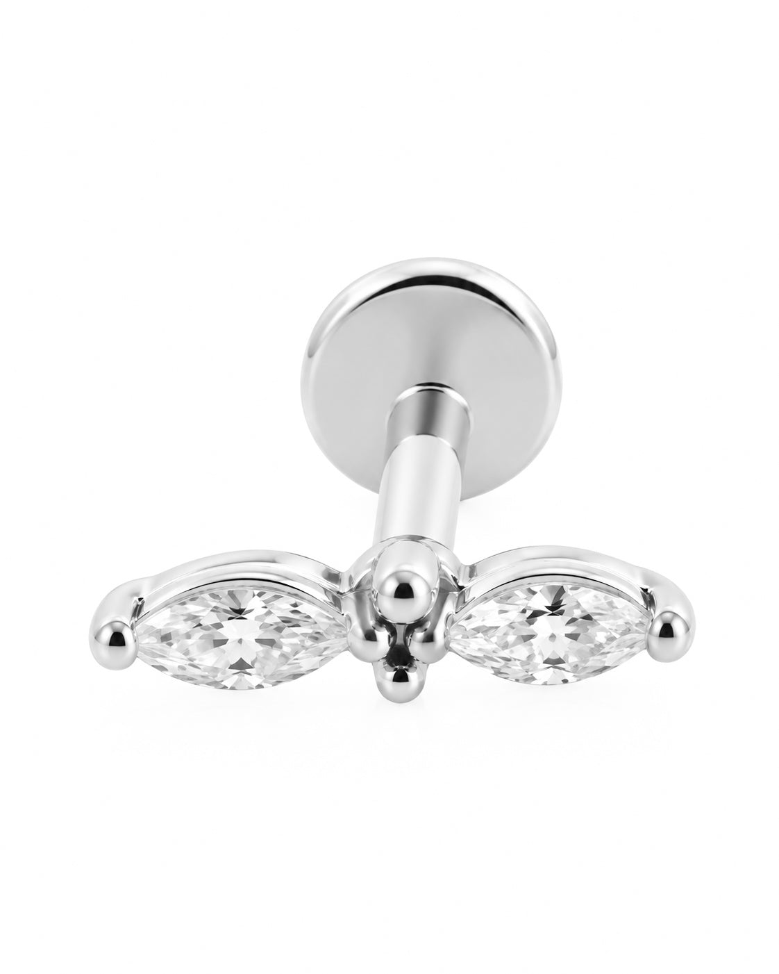Piercing Pétalas Dourado ou Prateado
