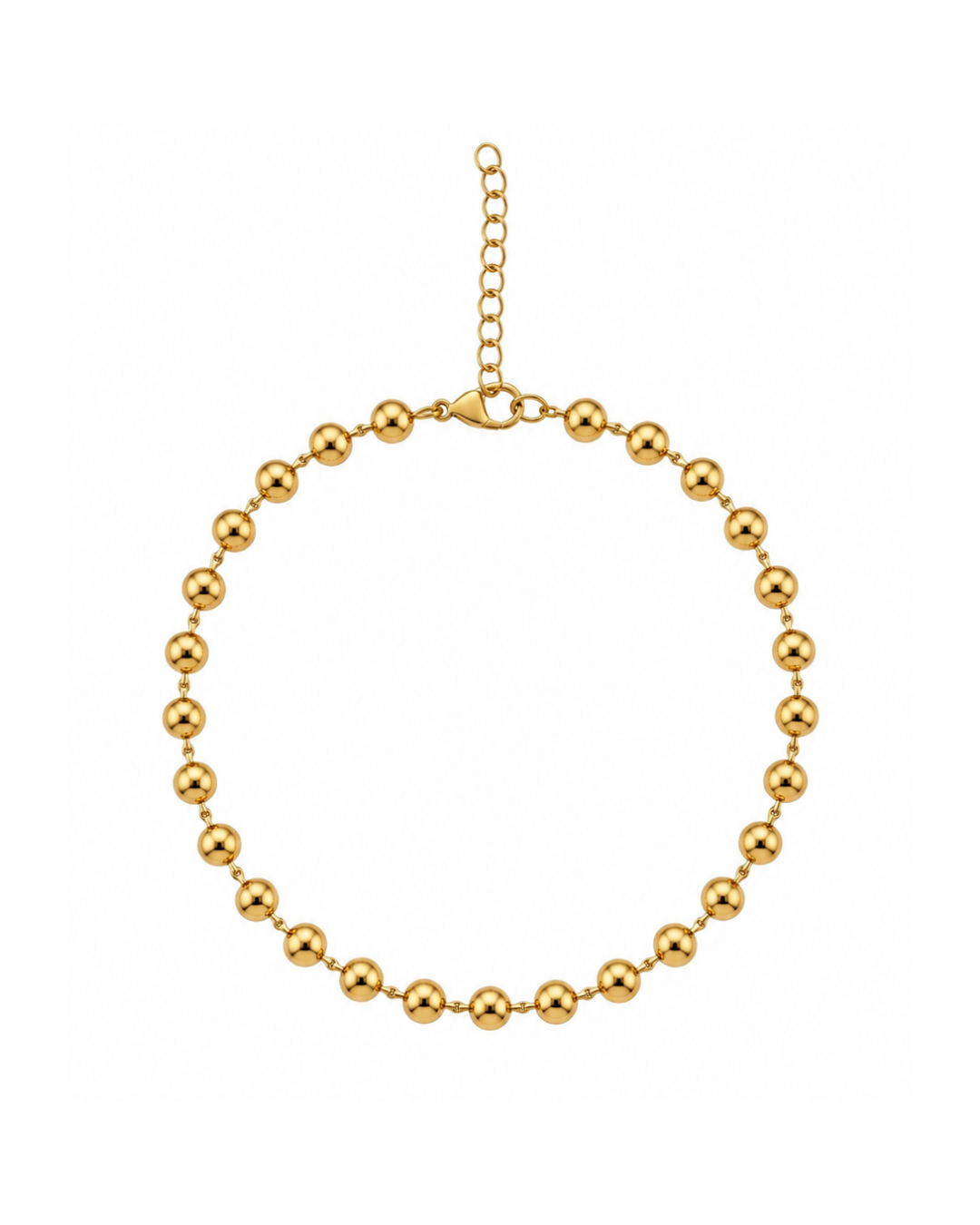 Pulseira de Pé Bolinhas Dourado ou Prateado