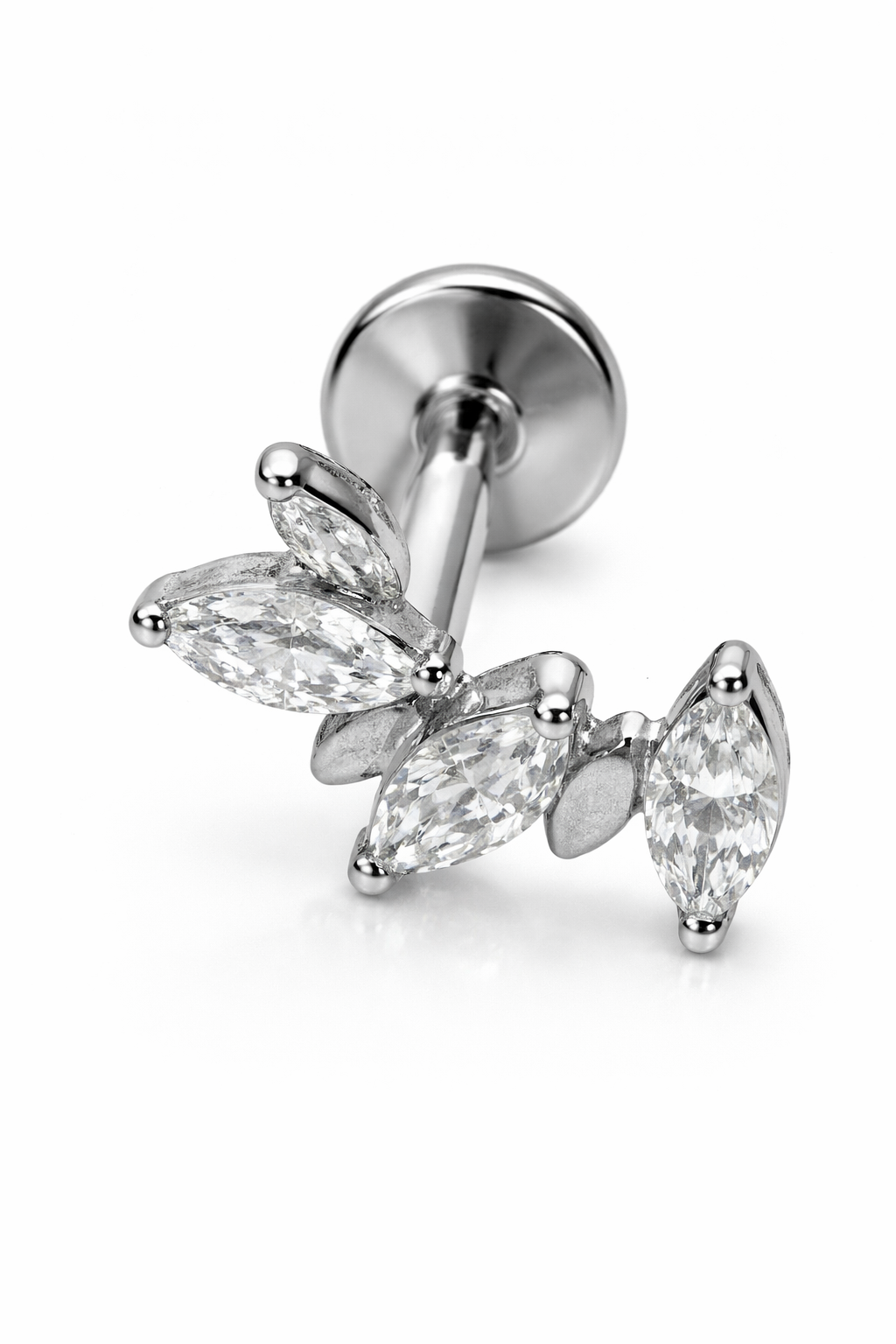 Piercing Brilhantes Dourado ou Prateado