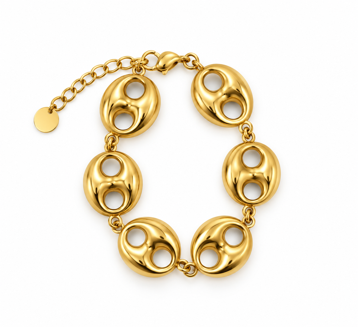 Pulseira Elos Dourado
