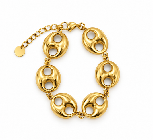 Pulseira Elos Dourado