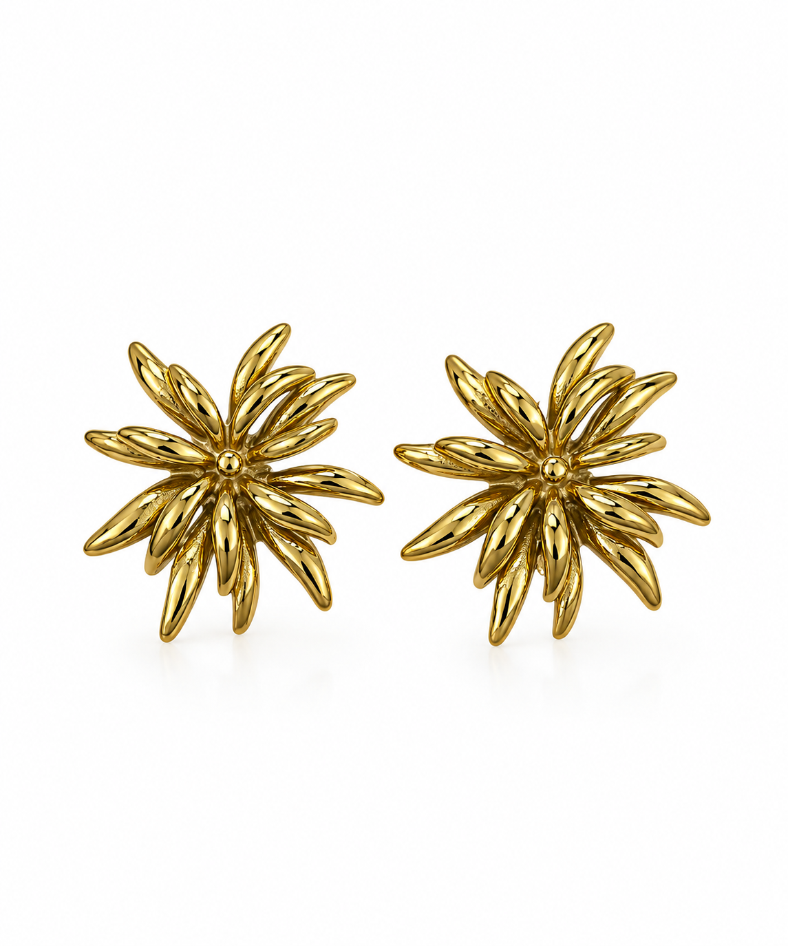 Brincos Flor Dourado ou Prateado
