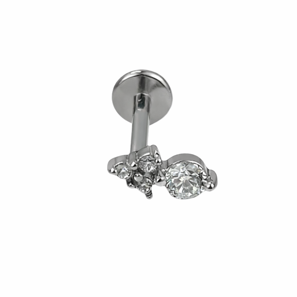 Piercing Brilhantes Dourado ou Prateado