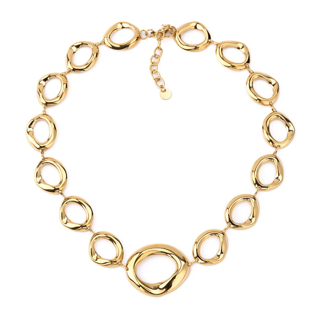 Colar Elos Maxi Dourado