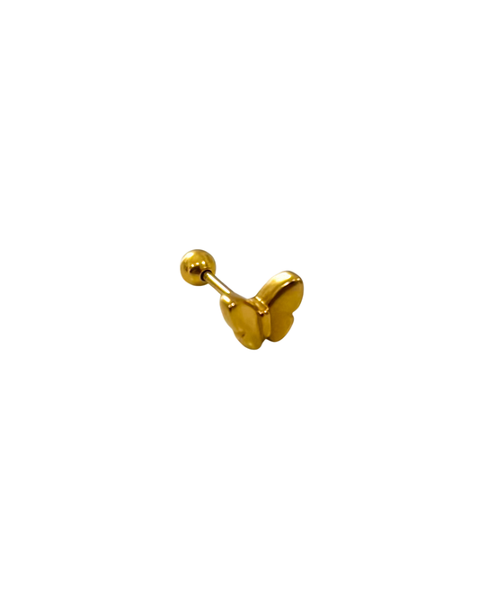 Piercing Borboleta Dourado