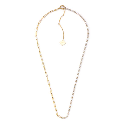 Colar Riviera Corrente Dourado ou Prateado