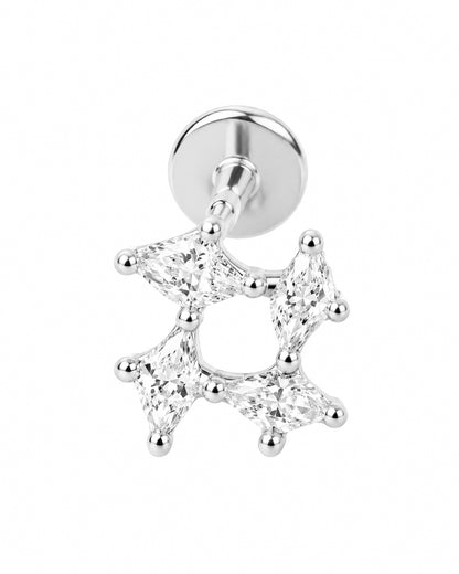 Piercing # Brilhantes Dourado ou Prateado