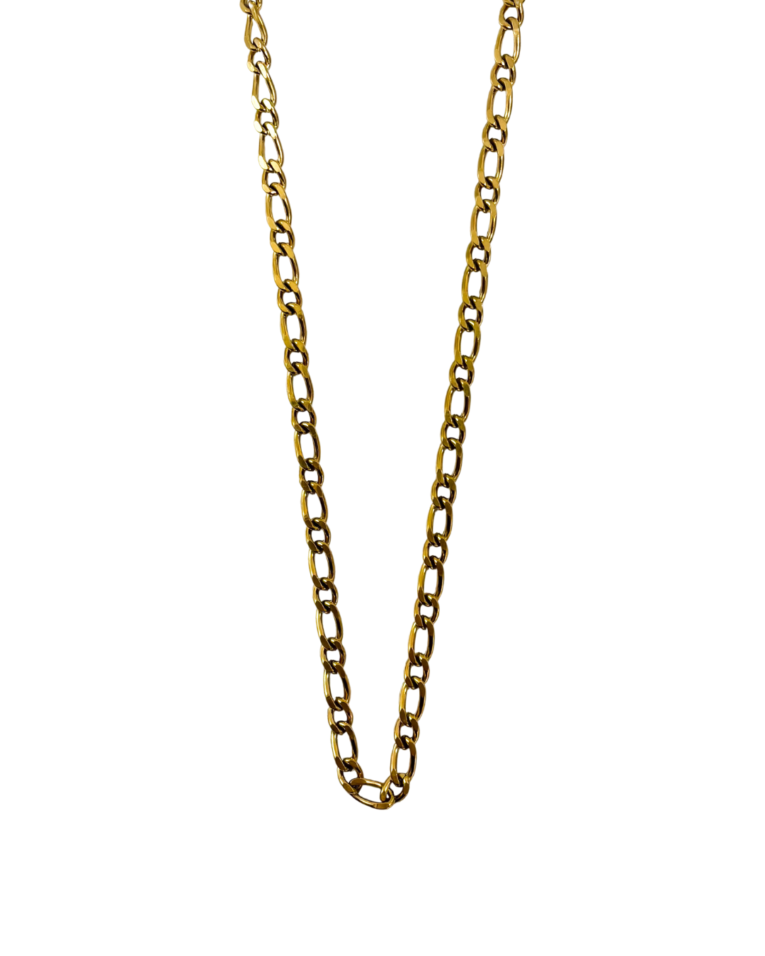 colar corrente dourado aço inox 316l