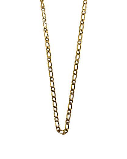 colar corrente dourado aço inox 316l