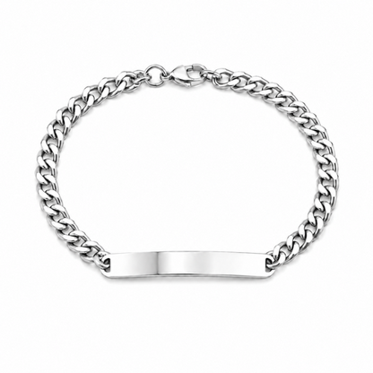 Pulseira Masculina Corrente Dourado ou Prateado