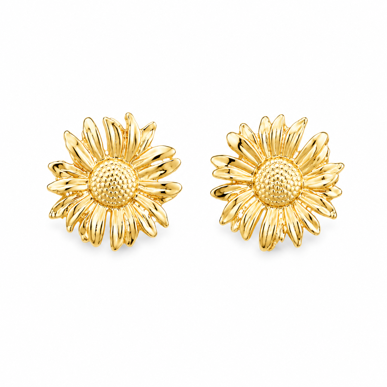 Brincos Flor Dourado