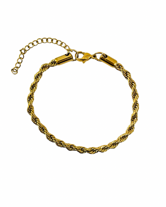 Pulseira Torcida Dourada