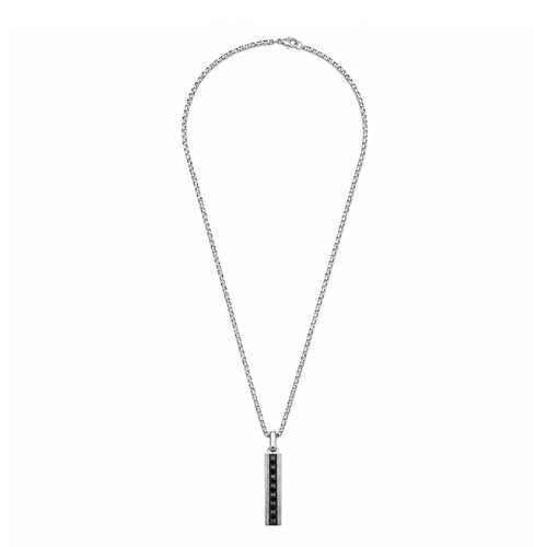Colar Masculino Pendente Prateado