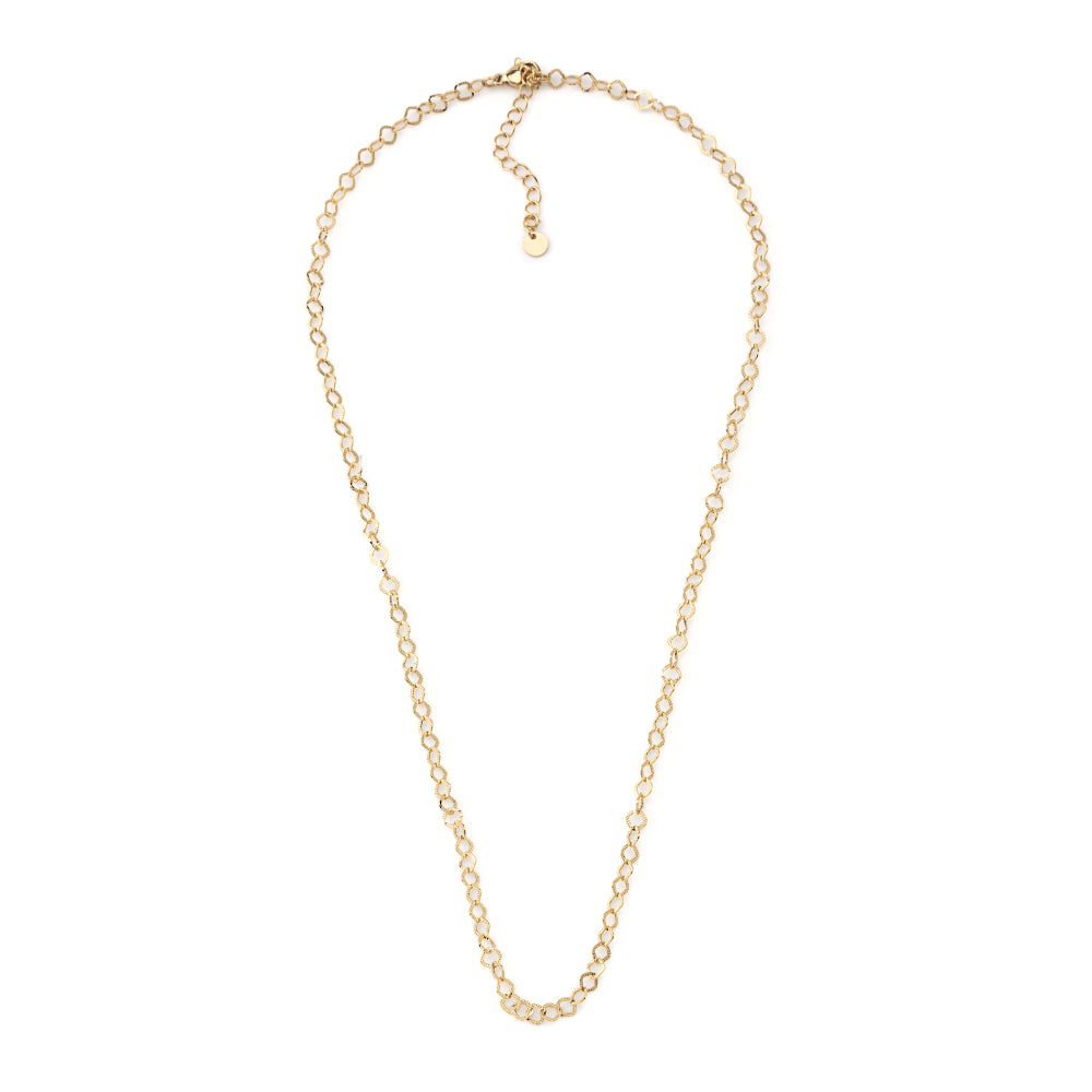 Colar Círculos Dourado ou Prateado