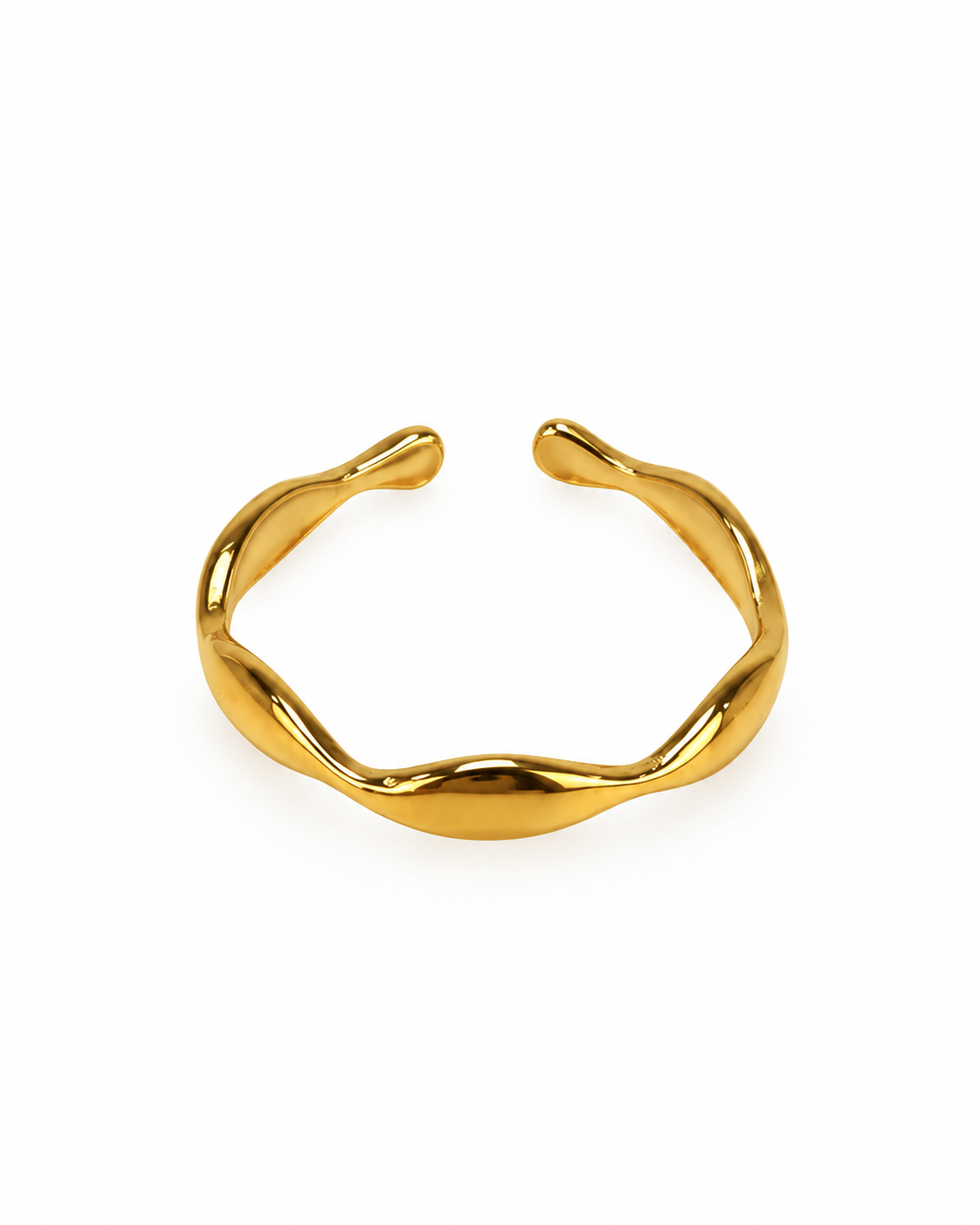 Anel Fino Oval Dourado ou Prateado