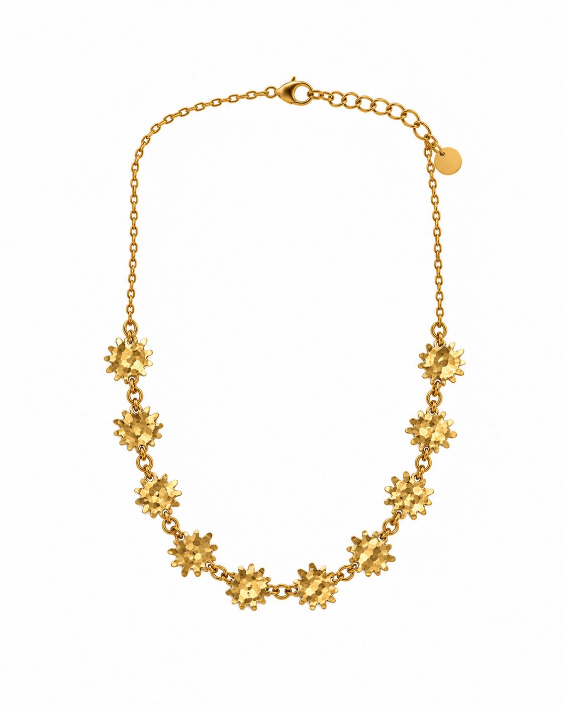 Colar Sol Dourado ou Prateado