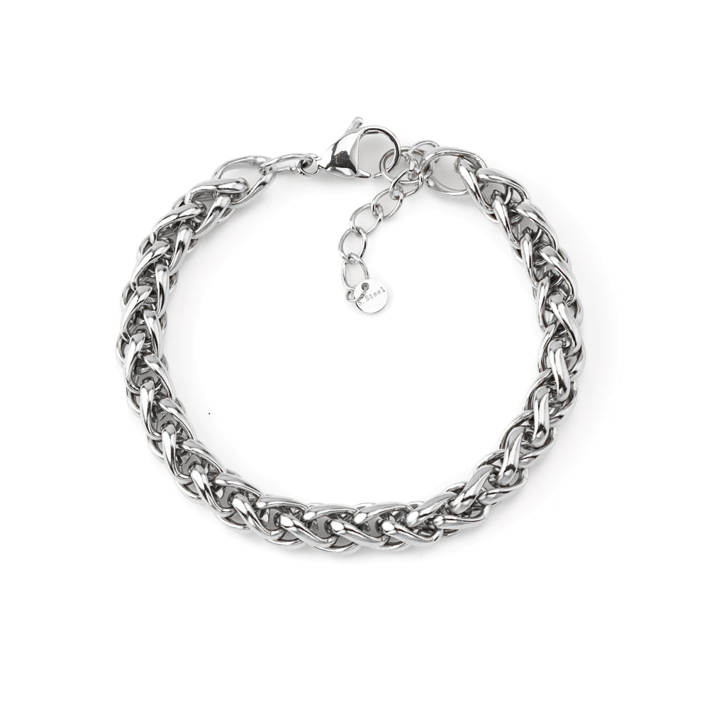 Pulseira Entrelaçado Dourado ou Prateado