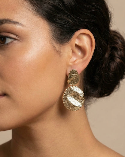 Brincos Riscado Dourado ou Prateado