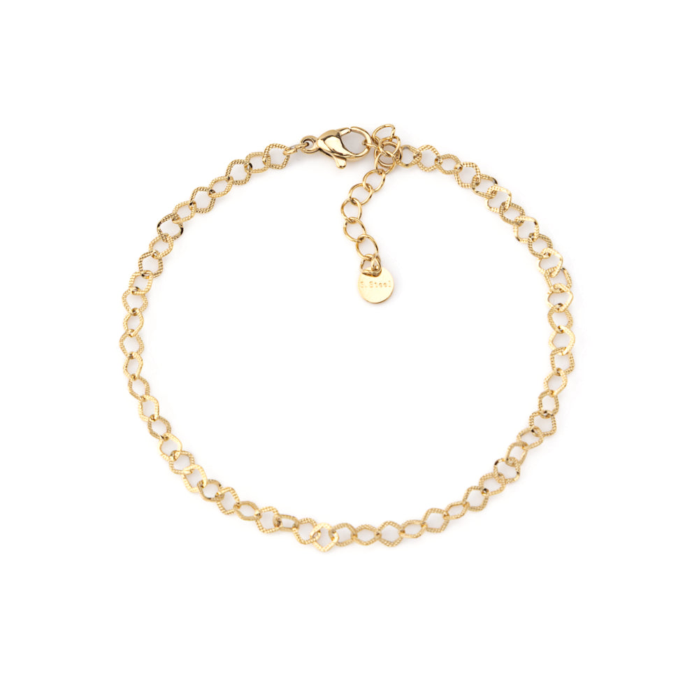 Pulseira Círculos Dourado ou Prateado