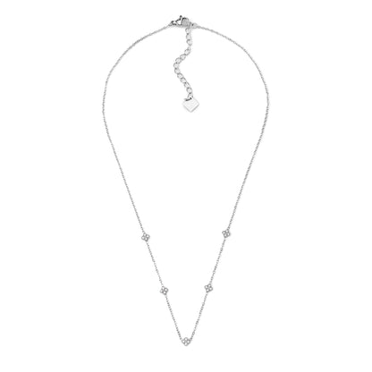 Colar Mini Pendentes Brilhantes Dourado ou Prateado