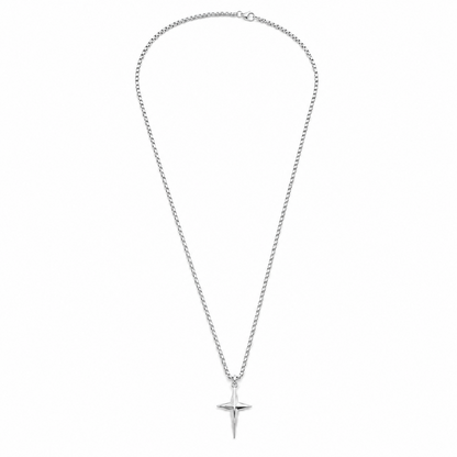 Colar Masculino Estrela Dourado ou Prateado