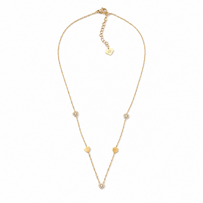 Colar Mini Corações Dourado ou Prateado