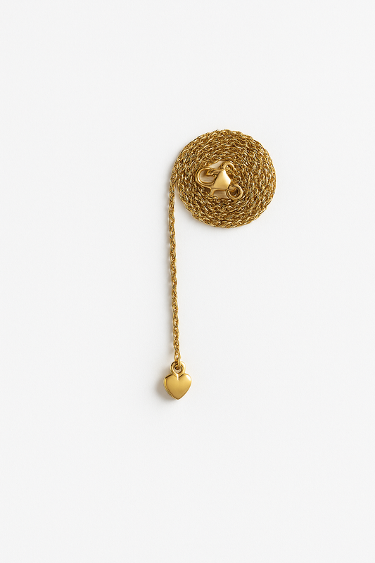 Colar Mini Coração | Dourado | Aço Inoxidável