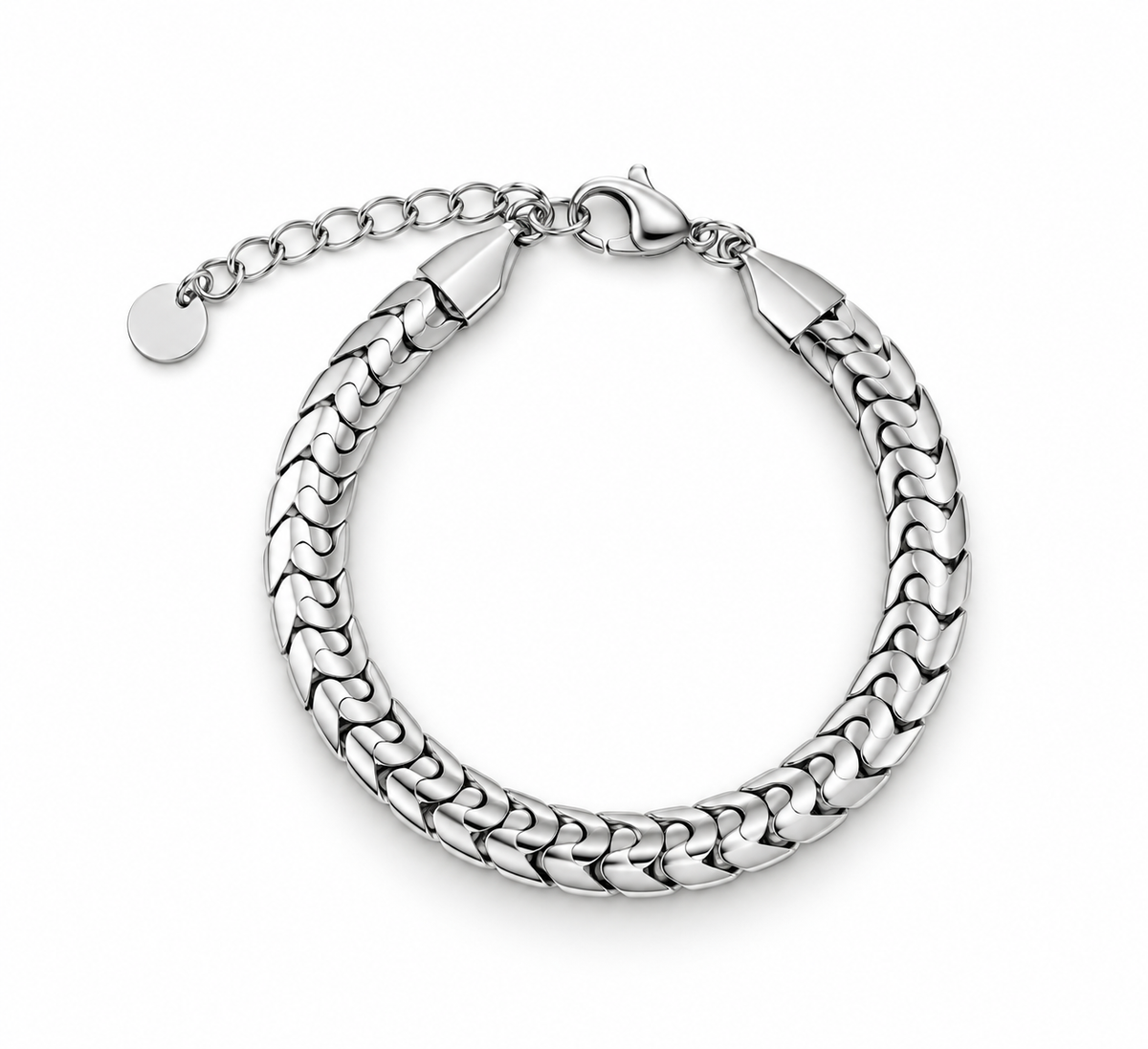 Pulseira Grossa Dourado ou Prateado