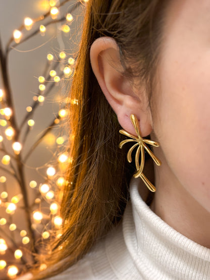 Brincos Spark Burst Dourado