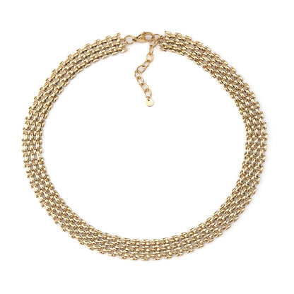 Colar Corrente Fechada Dourado ou Prateado