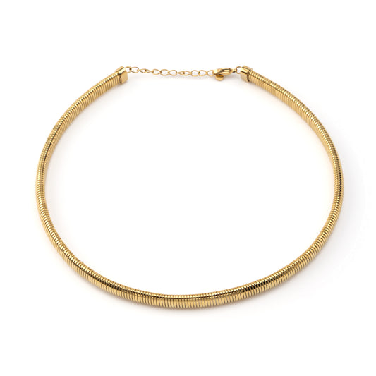 Colar Gargantilha Simples Dourado ou Prateado