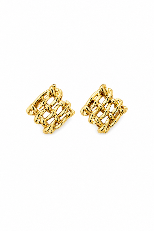 Brincos Malhado Dourado