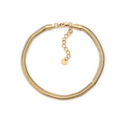 Pulseira Tubo Dourado ou Prateado
